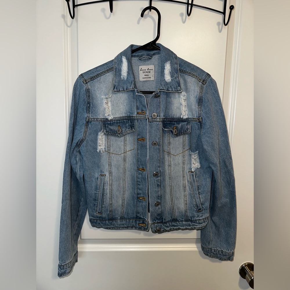 Love Tree jean jacket, size small